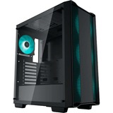 DeepCool R-CC560-BKGAA4-G-1 computer case Midi Tower Nero, Chassis Tower Nero, Midi Tower, PC, Nero, ATX, micro ATX, Mini-ITX, ABS, SPCC, Vetro temperato, 16,3 cm
