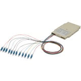 Digitus Cassette di giunzione con 12 pigtail, premontata, LC (APC), Scatola di giunzione 