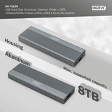 Digitus DA-71156, Disk enclosure alluminio