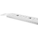 Digitus Vano portacavi verticale per armadi di rete da 483 mm (19") 42U, Instradamento dei cavi grigio, Pannello rack per cavi, Grigio, Acciaio, 42U, Turchia, 48,3 cm (19")
