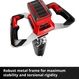 EINHELL Trapano a batteria professionale per terreni GP-EA 18/150 Li BL - Solo, 18 Volt, Trivello per terreno rosso