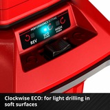 EINHELL Trapano a batteria professionale per terreni GP-EA 18/150 Li BL - Solo, 18 Volt, Trivello per terreno rosso