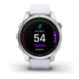 Garmin epix Pro (Gen 2) Standard Edition, Smartwatch bianco/Argento