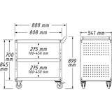 Hazet Carrello di servizio Assistent, Carrelli per attrezzi blu/Nero