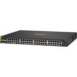 Hewlett Packard Enterprise Aruba 6000 48G Class4 PoE 4SFP 370W Gestito L3 Gigabit Ethernet (10/100/1000) Supporto Power over Ethernet (PoE) 1U Gestito, L3, Gigabit Ethernet (10/100/1000), Supporto Power over Ethernet (PoE), Montaggio rack, 1U