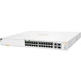 Hewlett Packard Enterprise Aruba Instant On 1960 24G 20p Class4 4p Class6 PoE 2XGT 2SFP+ 370W Gestito L2+ Gigabit Ethernet (10/100/1000) Supporto Power over Ethernet (PoE) 1U Bianco Gestito, L2+, Gigabit Ethernet (10/100/1000), Supporto Power over Ethernet (PoE), Montaggio rack, 1U