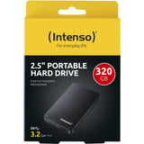 Intenso HDD portatile 2,5" 320 GB ricondizionato, Hard-disk Nero
