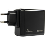 Inter-Tech 88882230, PD-3100, Caricabatterie Nero
