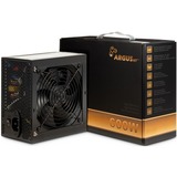 Inter-Tech Argus BPS-600 alimentatore per computer 600 W 20+4 pin ATX ATX Nero, Alimentatore PC Nero, 600 W, 100 - 240 V, 47 - 63 Hz, 8/4 A, 100 W, 520 W