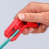 KNIPEX ErgoStrip Blu, Rosso pinza spellacavi, Attrezzo Sverniciatura /smontaggio rosso/Blu, 1,3 cm, 8 mm, Plastica, Blu, Rosso, 13,5 cm, 74 g