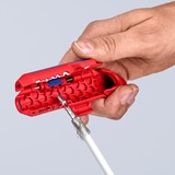 KNIPEX ErgoStrip Blu, Rosso pinza spellacavi, Attrezzo Sverniciatura /smontaggio rosso/Blu, 1,3 cm, 8 mm, Plastica, Blu, Rosso, 13,5 cm, 74 g