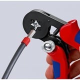 KNIPEX Pinza crimpatrice auto-regolante 97 53 04 SB rosso/Blu