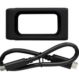 Kingston XS2000 4000 GB Nero, Argento, Disco a stato solido argento/Nero, 4000 GB, USB tipo-C, 3.2 Gen 2 (3.1 Gen 2), 2000 MB/s, Nero, Argento