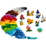 LEGO Classic Mattoncini trasparenti creativi Set da costruzione, 4 anno/i, Plastica, 500 pz, 589 g