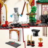 LEGO NINJAGO Tempio dello Spinjitzu Ninja, Giochi di costruzione Set da costruzione, 4 anno/i, Plastica, 158 pz, 537 g
