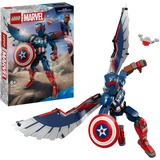 LEGO Nuovo personaggio costruibile di Captain America, Giochi di costruzione Set da costruzione, 8 anno/i, Plastica, 359 pz, 435 g