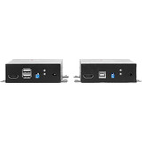 Lindy Extender KVM in fibra ottica 300m, Estensione HDMI Nero