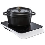 Medion LIFE Piastra a induzione MD 18490, Piastra riscaldante Nero/Bianco
