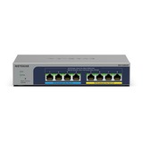 Netgear 8-port Ultra60 PoE++ Multi-Gigabit (2.5G) Ethernet Plus Switch Gestito L2/L3 2.5G Ethernet (100/1000/2500) Supporto Power over Ethernet (PoE) Grigio grigio, Gestito, L2/L3, 2.5G Ethernet (100/1000/2500), Full duplex, Supporto Power over Ethernet (PoE)