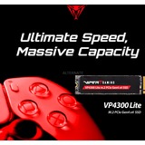 Patriot SSD 4TB 7400/6400 VP4300 Lite M.2 PAT PCIe, Disco a stato solido Nero