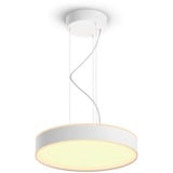 Philips Hue Philips Hue White Ambiance Enrave Lampada Smartrio Smart Bianca, Luce LED bianco, Philips Hue White ambiance Enrave Lampada Smartrio Smart Bianca, Luce a sospensione intelligente, Bluetooth, Bianco, LED, Metallo, Lampadina/e non sostituibile/i