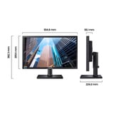 Samsung S24E650BW Ricondizionato, Monitor LED Nero (opaco)