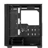 Sharkoon RGB FLOW Midi Tower Nero Nero, Midi Tower, PC, Nero, ATX, micro ATX, Mini-ITX, Multi, 16,5 cm