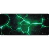 Sharkoon SKILLER SGP30 Tappetino per mouse per gioco da computer Nero, Verde, Gioco mouse pad Nero/Verde, Nero, Verde, Fantasia, Gomma, Tessile, Barra appoggiaferro antiscivolo, Tappetino per mouse per gioco da computer