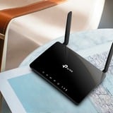 TP-Link Archer MR500 router wireless Gigabit Ethernet Dual-band (2.4 GHz/5 GHz) 4G Nero Wi-Fi 5 (802.11ac), Dual-band (2.4 GHz/5 GHz), Collegamento ethernet LAN, 3G, Nero, Router da tavolo