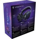 Turtle Beach Stealth 600 Nero PC Cuffie da Gioco Wireless con 80 ore Batteria, Altoparlanti da 50mm e Bluetooth per PC, PS5 e PS4, Cuffia da gioco Nero, Altoparlanti da 50mm e Bluetooth per PC, PS5 e PS4, Wireless, Gaming, 20 - 20000 Hz, Auricolare, Nero