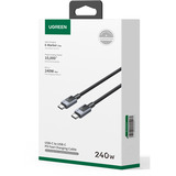 UGREEN 45067 cavo USB 1 m USB C 240 W Nero, Grigio Nero/grigio, 1 m, USB C, USB C, Nero, Grigio
