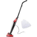 Vileda Steam Scopa a Vapore, Pulitore a vapore Nero/Rosso, Pulitore a vapore verticale, 0,4 L, 6 m, CE, WEEE, GS, IPX4, Nero, Rosso