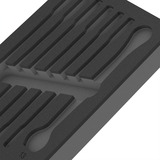Wera Inserto in schiuma per 6000 Joker Set 1, vuoto, Deposito Nero/grigio