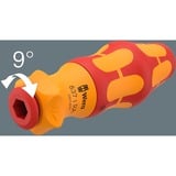 Wera Kraftform Kompakt VDE 17 RA Imperial 1, 17 pezzi, Cacciavite rosso/Giallo