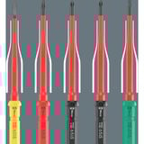 Wera Kraftform Kompakt VDE 17 RA Imperial 1, 17 pezzi, Cacciavite rosso/Giallo