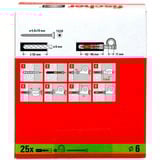 fischer EasyHook Anello DuoPower 6x30, Tassello bianco