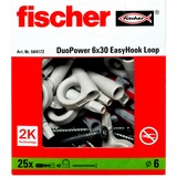 fischer EasyHook Loop DuoPower 6x30, Tassello bianco