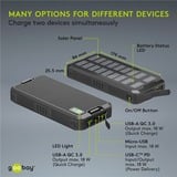 goobay 53934, Powerbank  Nero