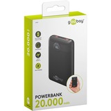 goobay 65869, Powerbank  Nero