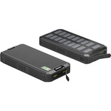goobay Powerbank a ricarica rapida per esterni 20.000 mAh con solare Nero