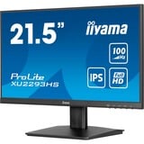 iiyama ProLite XU2293HS-B6 Monitor PC 54,6 cm (21.5") 1920 x 1080 Pixel Full HD LED Nero, Monitor LED Nero (opaco), 54,6 cm (21.5"), 1920 x 1080 Pixel, Full HD, LED, 1 ms, Nero