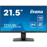 iiyama XU2293HS-B6, Monitor LED Nero (opaco)