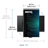 BenQ RD320UA Monitor PC 80 cm (31.5") 3840 x 2160 Pixel 4K Ultra HD LED Nero, Monitor LED Nero, 80 cm (31.5"), 3840 x 2160 Pixel, 4K Ultra HD, LED, 5 ms, Nero