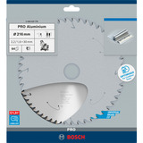 Bosch 2 608 837 776 lama circolare 21,6 cm 1 pz, Lama per sega Alluminio, 21,6 cm, 3 cm, 1,6 mm, 7000 Giri/min, 2,2 mm