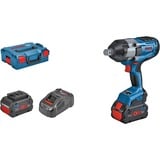 Bosch GDS 18V-1050 H 1750 Giri/min Nero, Blu, Avvitatore blu/Nero, Cacciavite a percussione, Impugnatura a pistola, 3/4", Nero, Blu, Senza spazzola, 1750 Giri/min