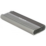 DeLOCK 42001 contenitore di unità di archiviazione Box esterno SSD Argento M.2, Disk enclosure Box esterno SSD, M.2, M.2, 20 Gbit/s, Collegamento del dispositivo USB, Argento