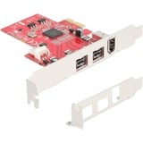 DeLOCK PCIe x1 > 2x FireWire 800 + 1x FireWire 400, Scheda di interfaccia 