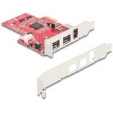 DeLOCK PCIe x1 > 2x FireWire 800 + 1x FireWire 400, Scheda di interfaccia 