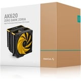 DeepCool AK620 ZERO DARK ZORIA, raffreddamento CPU  Nero/Orange