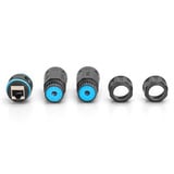 Digitus Accoppiatore di collegamento esterno CAT.6A, IP68, RJ-45, Frizione Nero